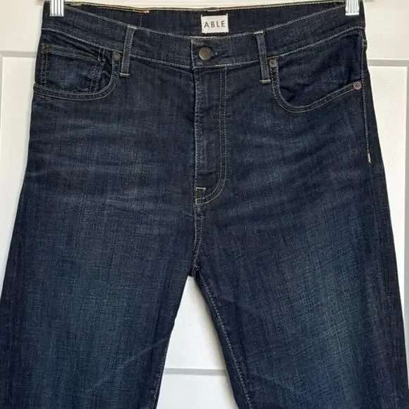 ABLE The High Rise Skinny Jeans Women’s Size 29 Dark Wash - Picture 4 of 9